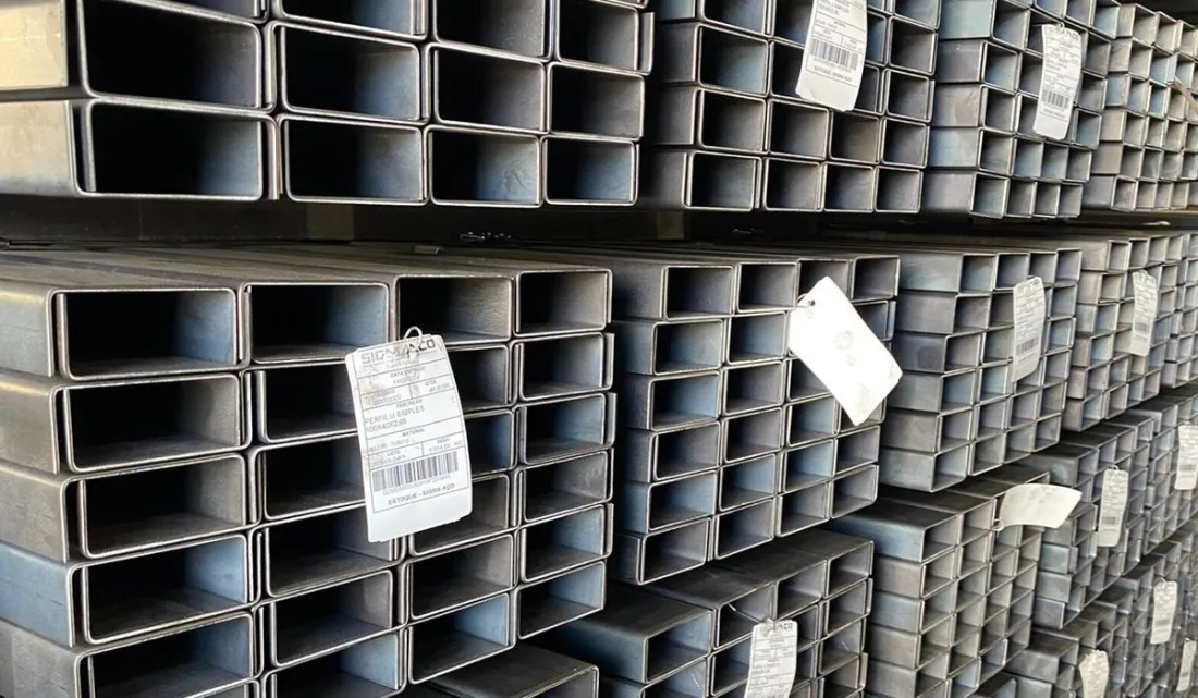 Tubo Quadrado 40x40mm - 0,95mm Galvanizado