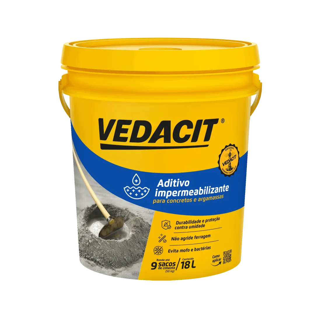 Aditivo Impermeabilizante para Argamassa e Concreto Vedacit